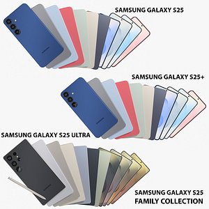 Samsung Galaxy S25 Family Collection model