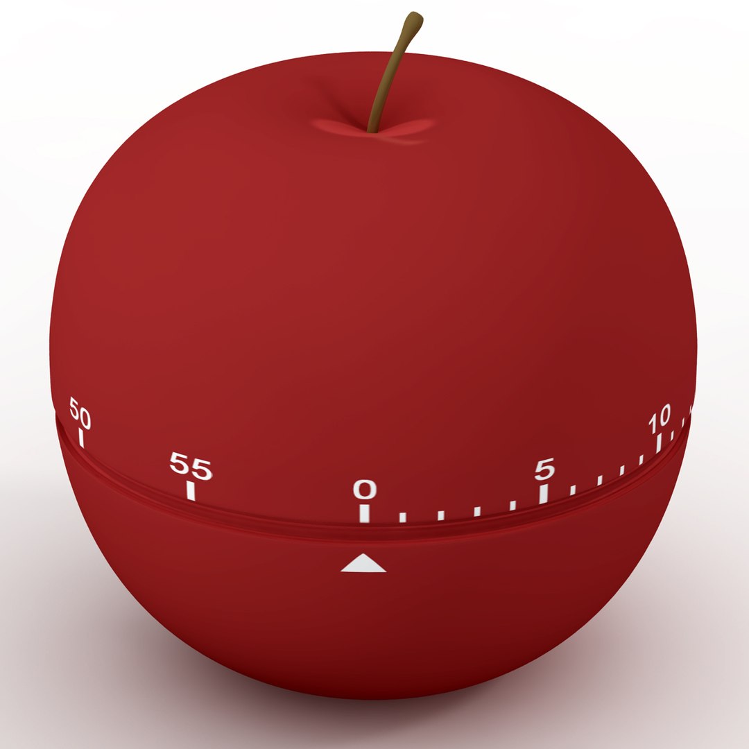 3ds max kitchen timer apple