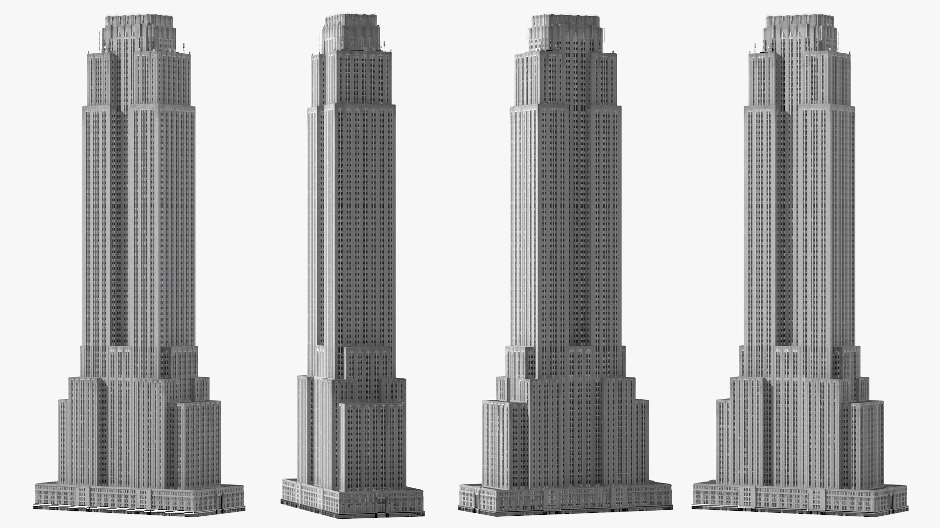 Old Skyscraper 3D model preview