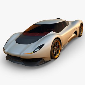 Anaconda Supercar II - version 1 3D model