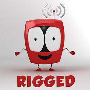 cartoon characters 3d model