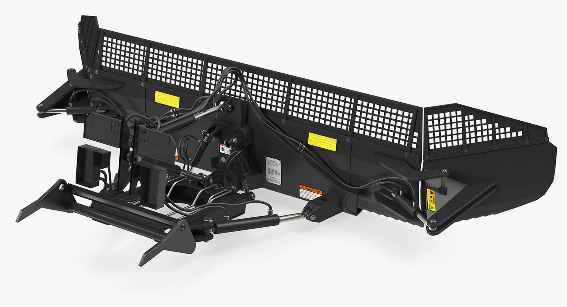 Snowplow Rigged 3D Model 3D model preview