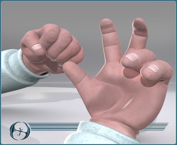 Baby hand discount 3d model