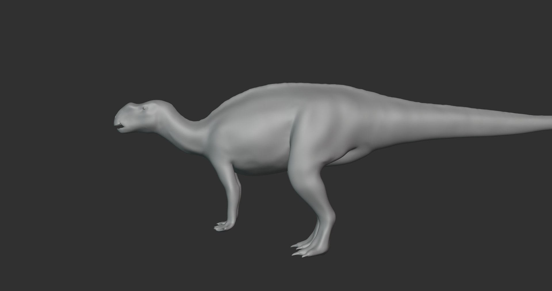 3D Muttaburrasaurus Basemesh Low Poly - TurboSquid 2107891