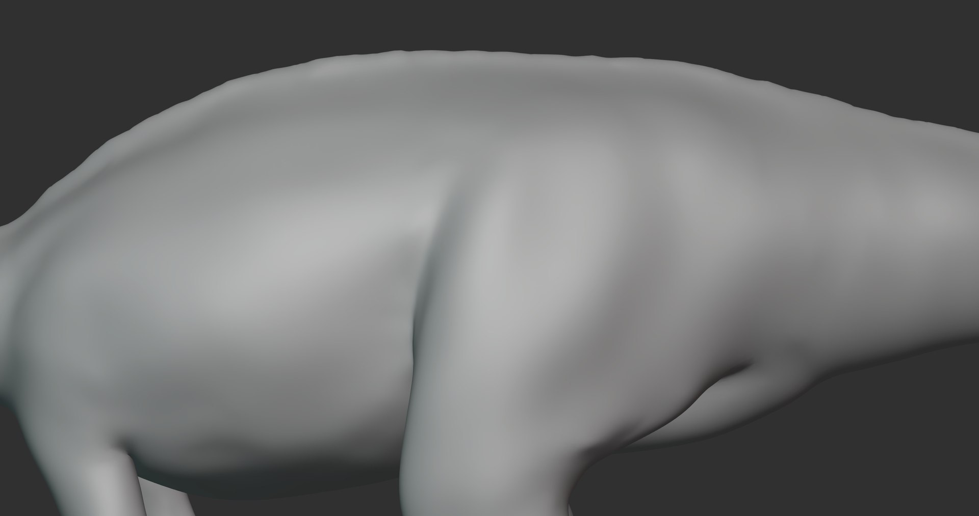 3D Muttaburrasaurus Basemesh Low Poly - TurboSquid 2107891