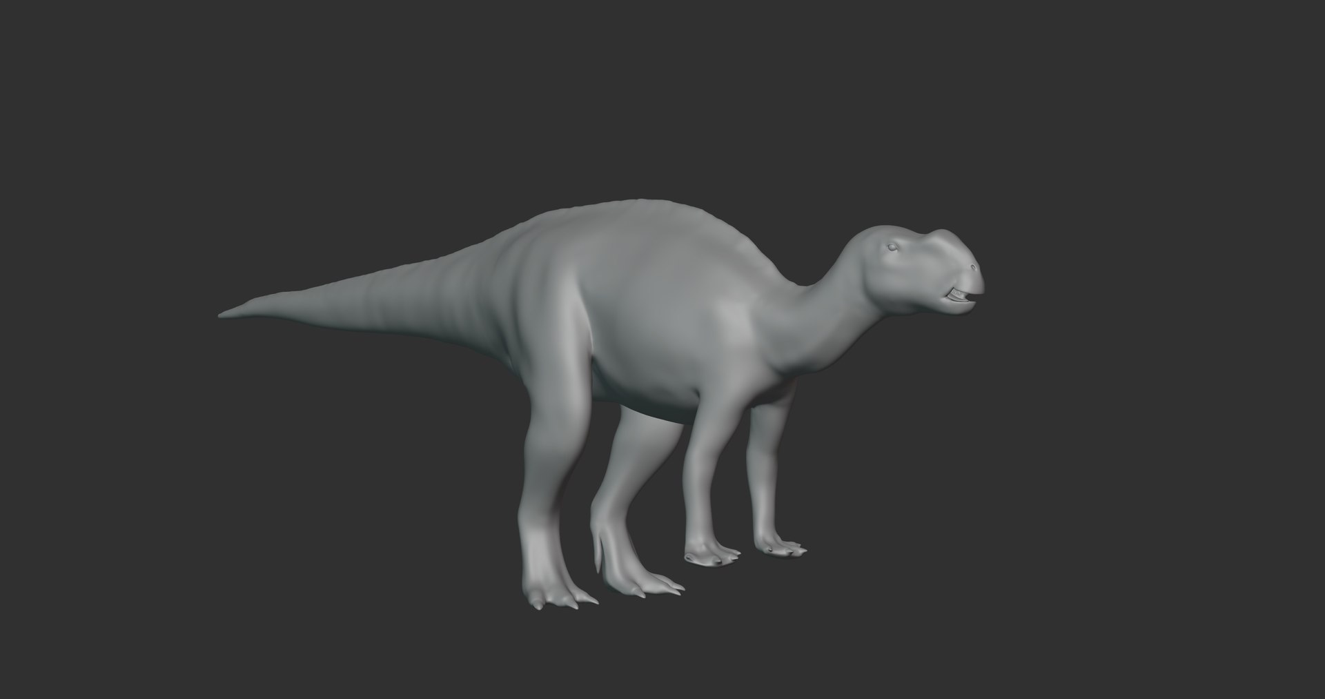 3D Muttaburrasaurus Basemesh Low Poly - TurboSquid 2107891
