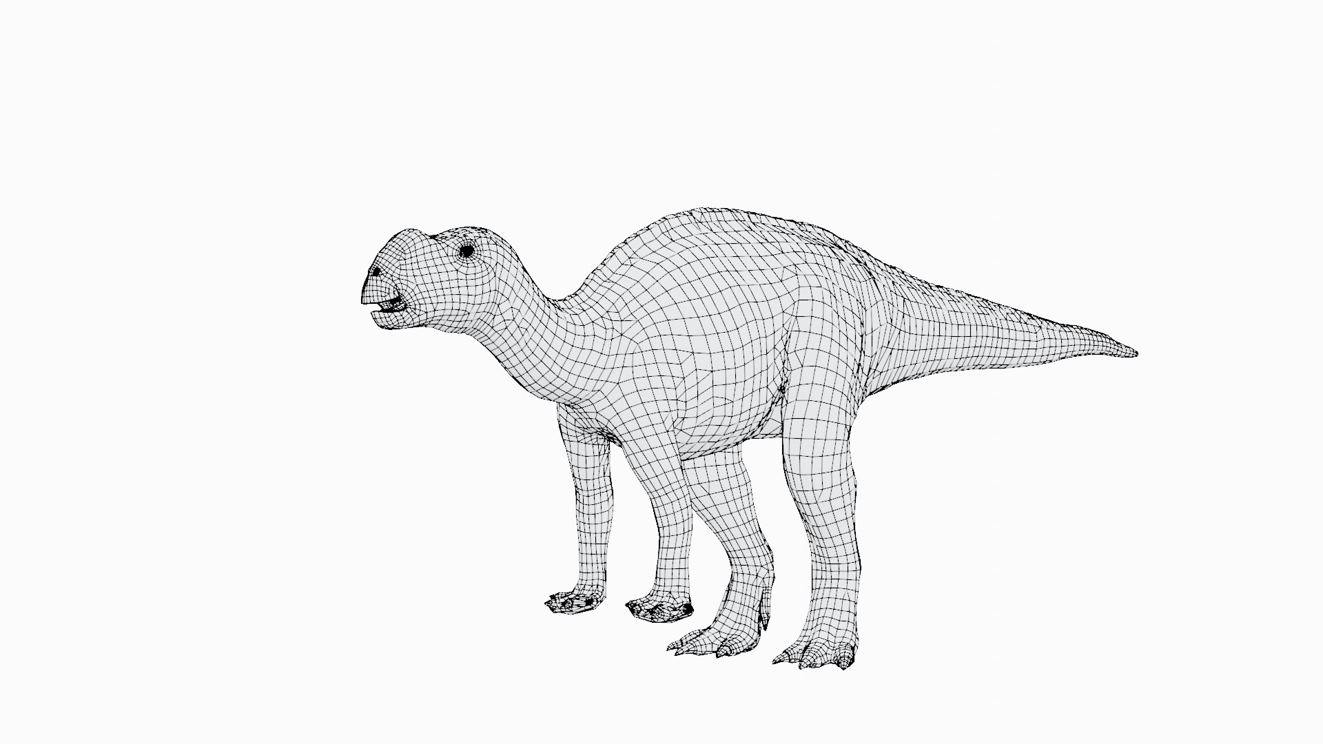 3D Muttaburrasaurus Basemesh Low Poly - TurboSquid 2107891