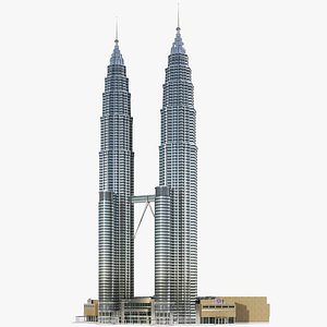 Petronas Twin Towers 3D model