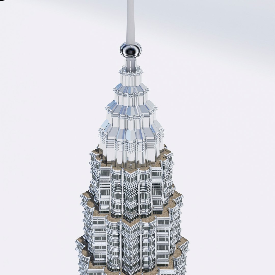 Petronas Twin Towers 3D Model - TurboSquid 2120460