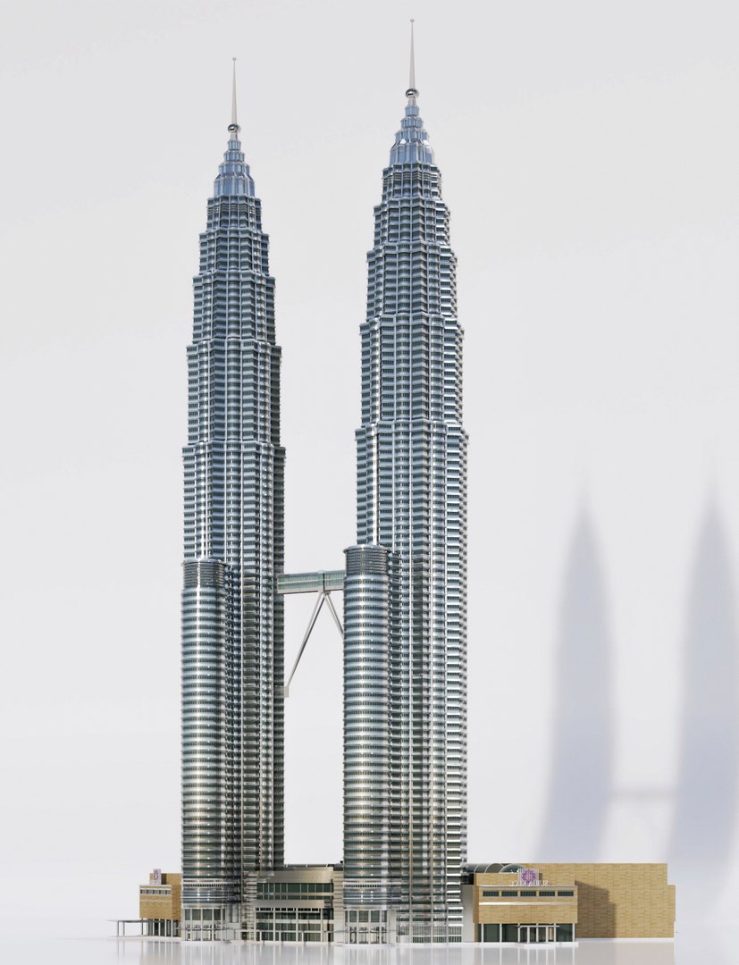 Petronas Twin Towers 3D Model - TurboSquid 2120460