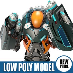3d robot bot model