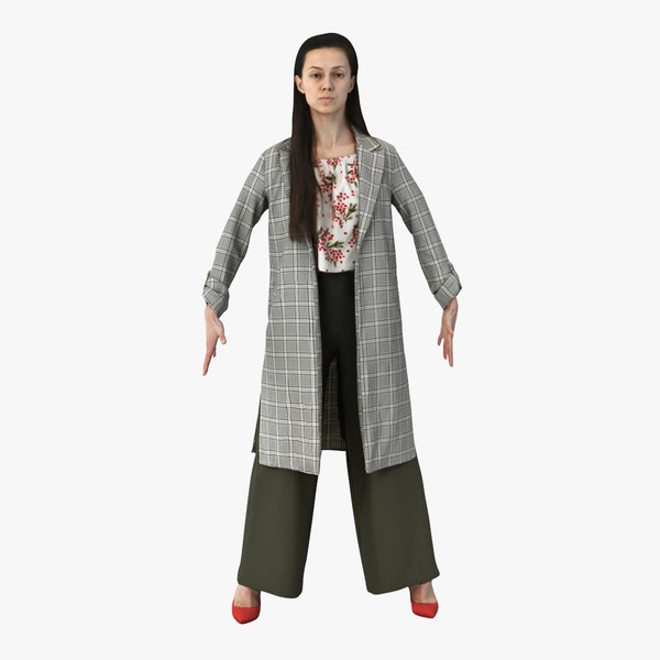 Lucie Business A Pose 3D model