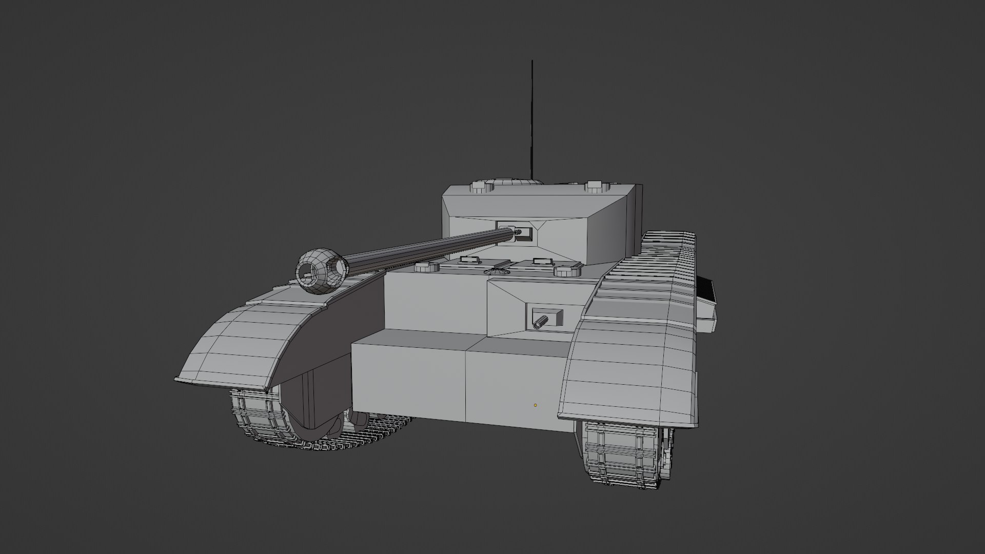 3D A43-Black Prince Tank Model - TurboSquid 2223793