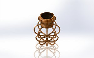 decorated pot
