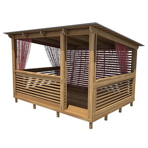 Summer pavilion 3D model