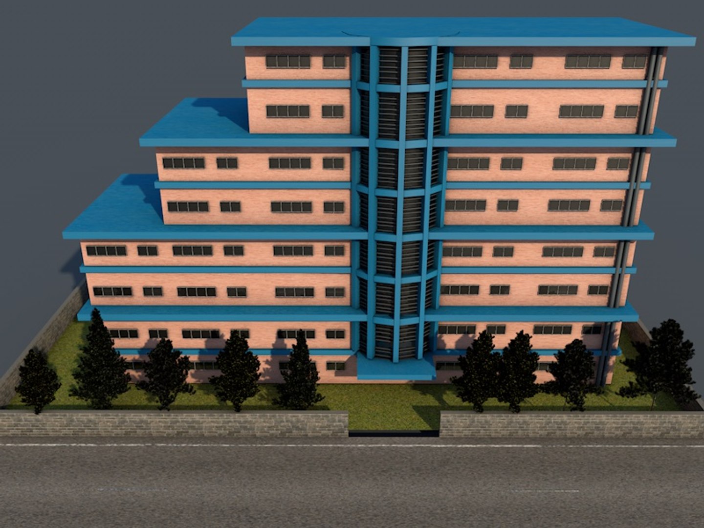 3D building set model - TurboSquid 1203598