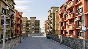 sets of buildings