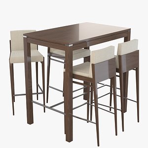 Alvito Table and Bar Stools