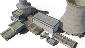 Nuclear Power Plant V1 3D model