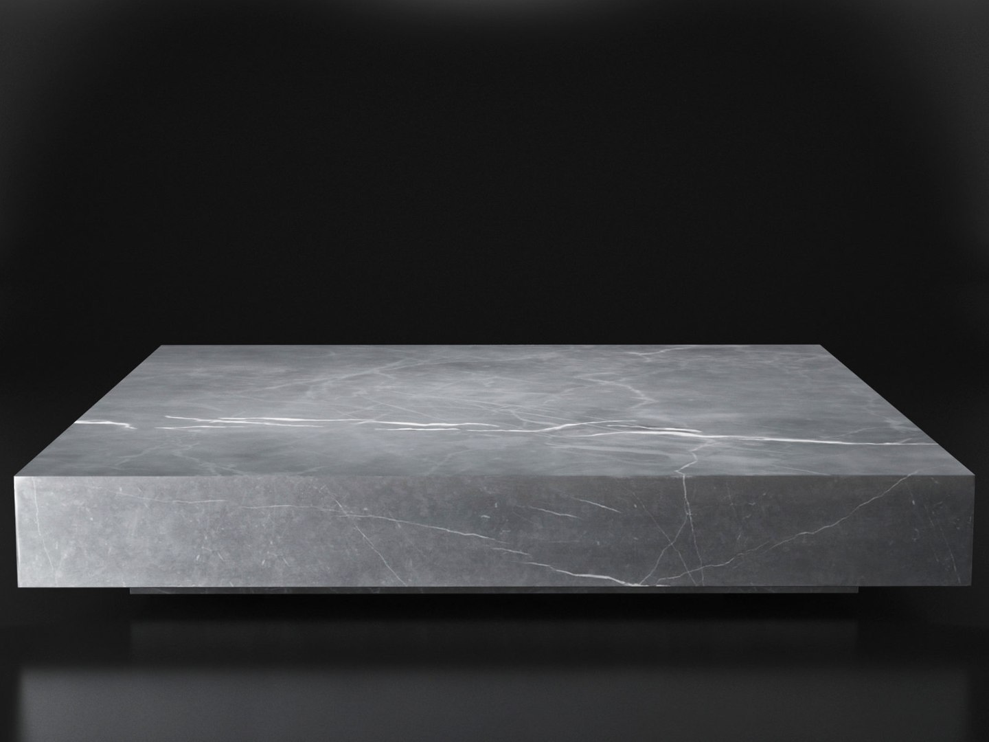 Marble Plinth Square Coffee Table 3D Model TurboSquid 1162180