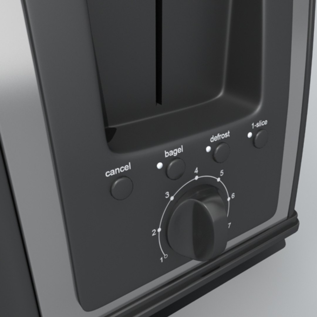 3d Toaster Toast Model