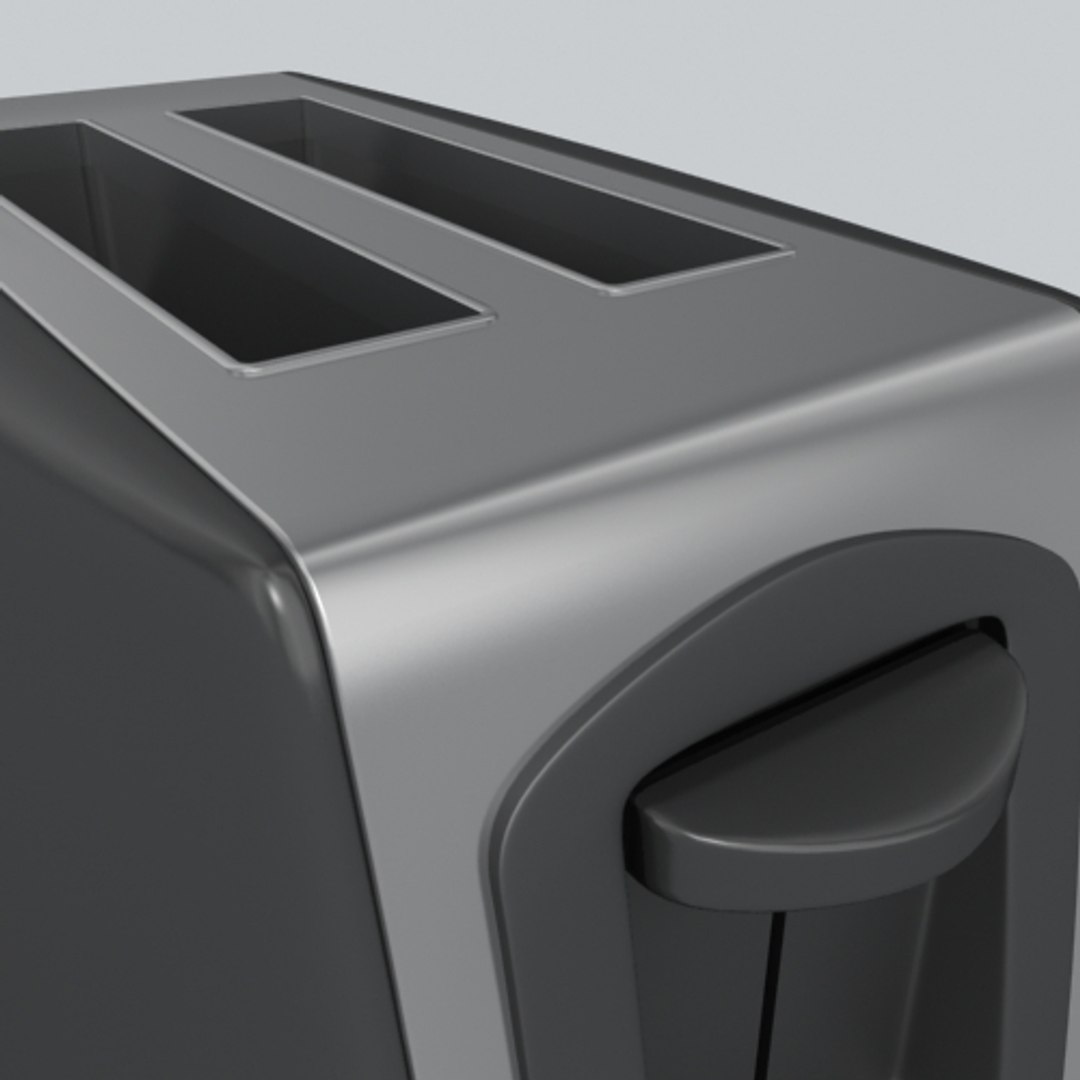 3d Toaster Toast Model