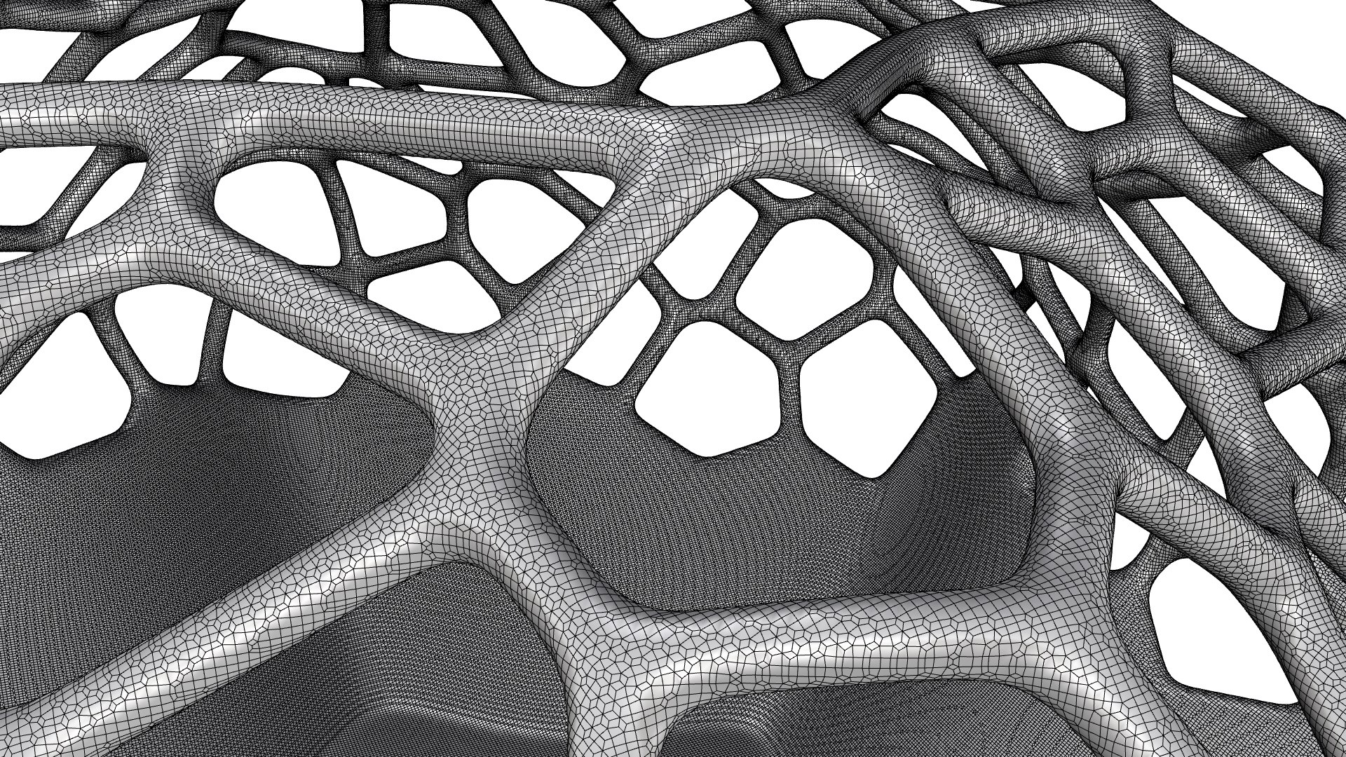 Floral Star Cage Voronoi Vase 3D Model - TurboSquid 2155723