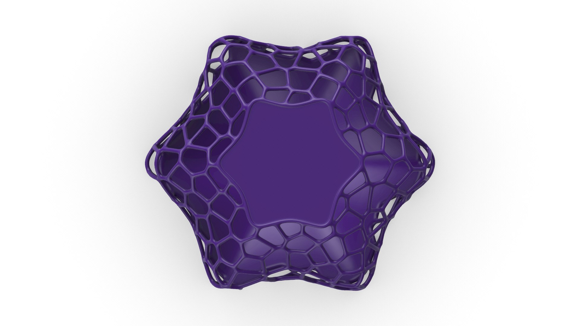 Floral Star Cage Voronoi Vase 3D Model - TurboSquid 2155723