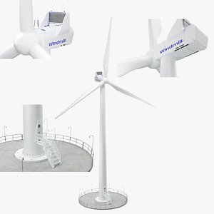 Wind Turbine with details