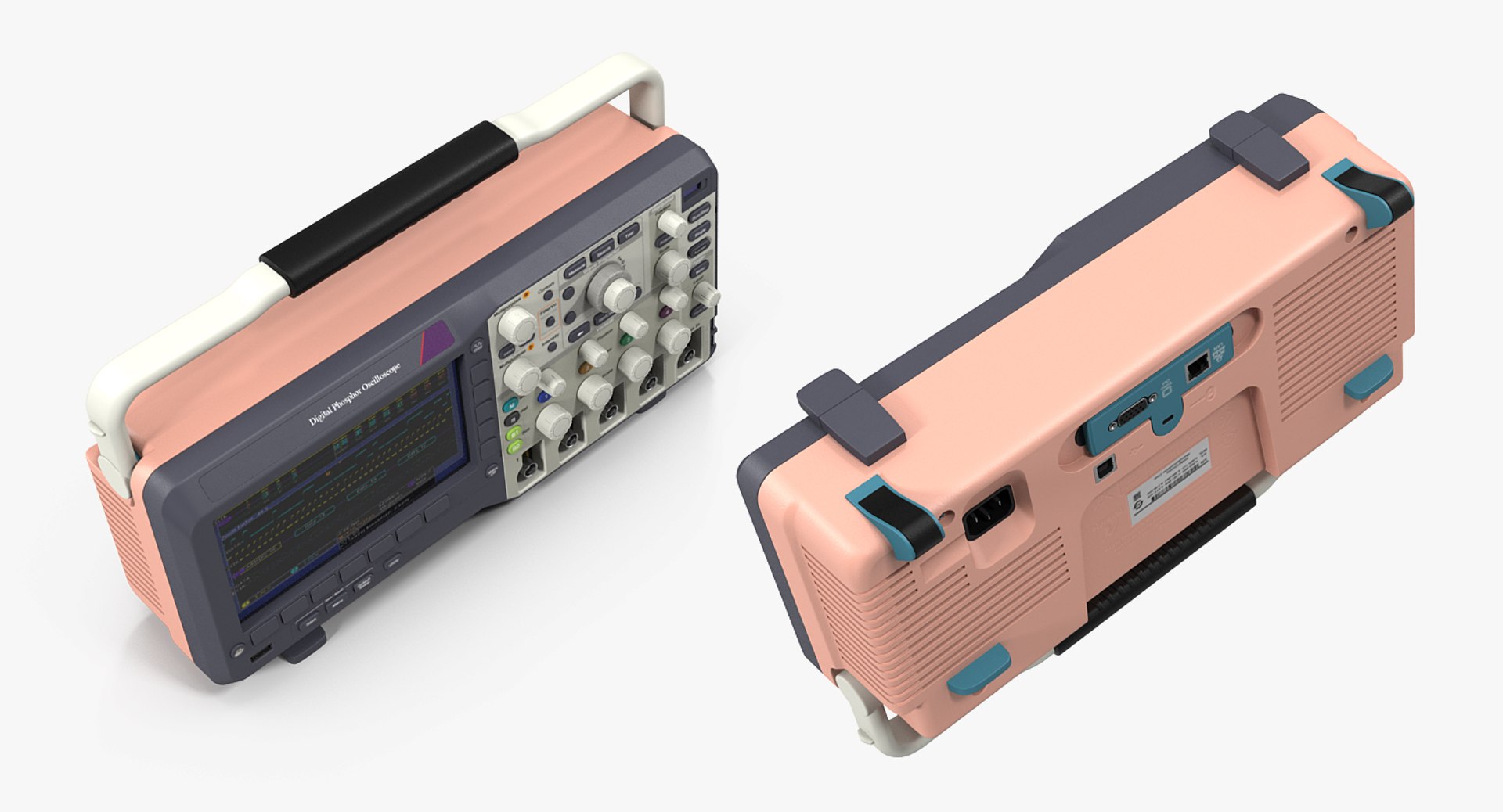 3D Digital Oscilloscope Generic Model - TurboSquid 1293745