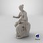 Muse History Clio-Statue