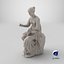 Muse History Clio-Statue