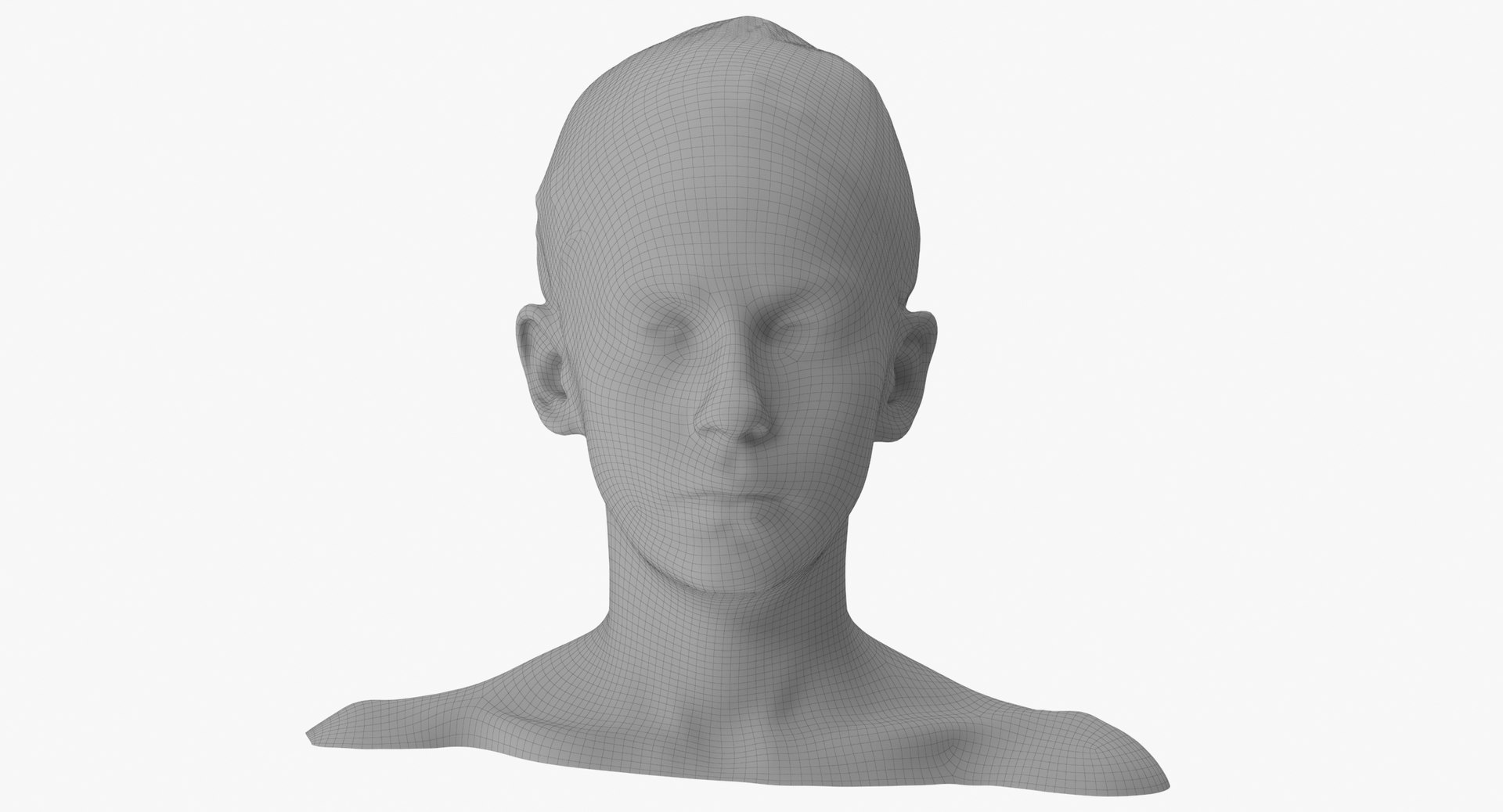 Rhea Human Head Cross 3D Model - TurboSquid 1662901