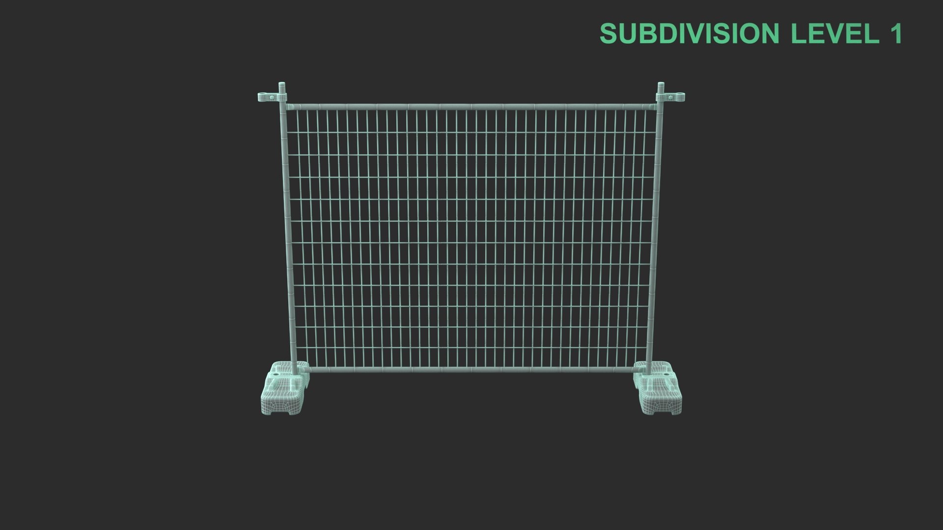Fence Segment 3D model https://p.turbosquid.com/ts-thumb/Kf/g8bsjG/qp/wireframe_0005/jpg/1756836845/1920x1080/fit_q87/aae4e6a1ea1a573b336f2d5a4f554de4e659ade3/wireframe_0005.jpg