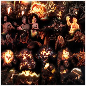 3D Hell mega bundle model