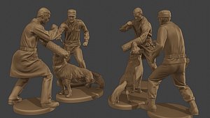 3D model Czechoslovak communist Police K9 006