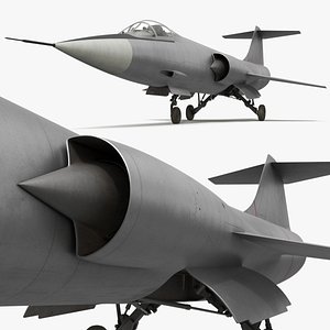 Vintage Supersonic Fighter Jet