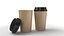 coffee set 3D model