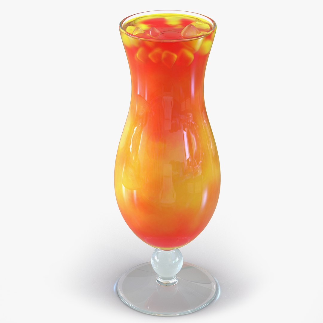 Fruit Coctail 3D model preview