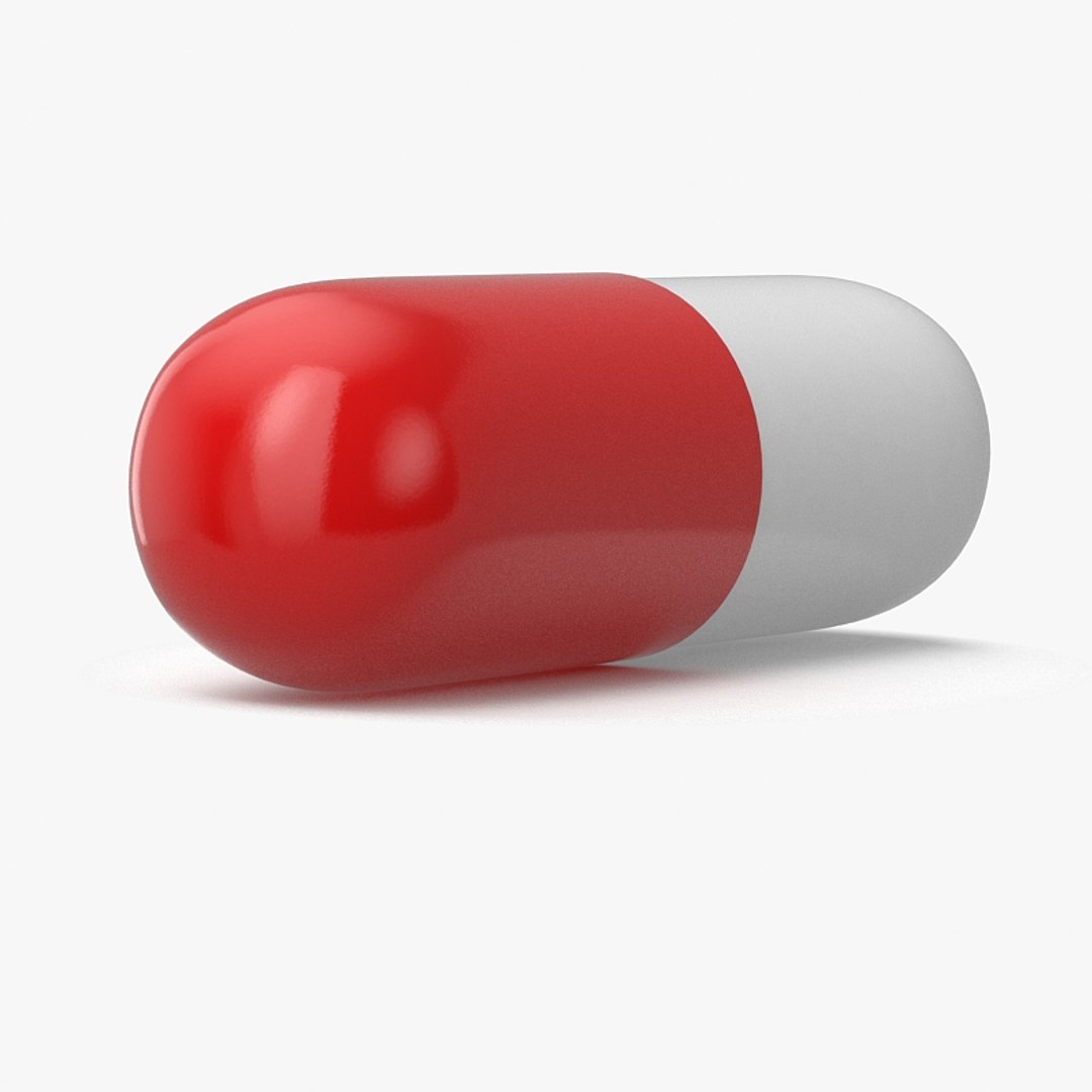 Pill Capsule 3D Model - TurboSquid 1406923