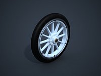 Oldtimer car wheel