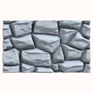 Stone Wall 189 3D
