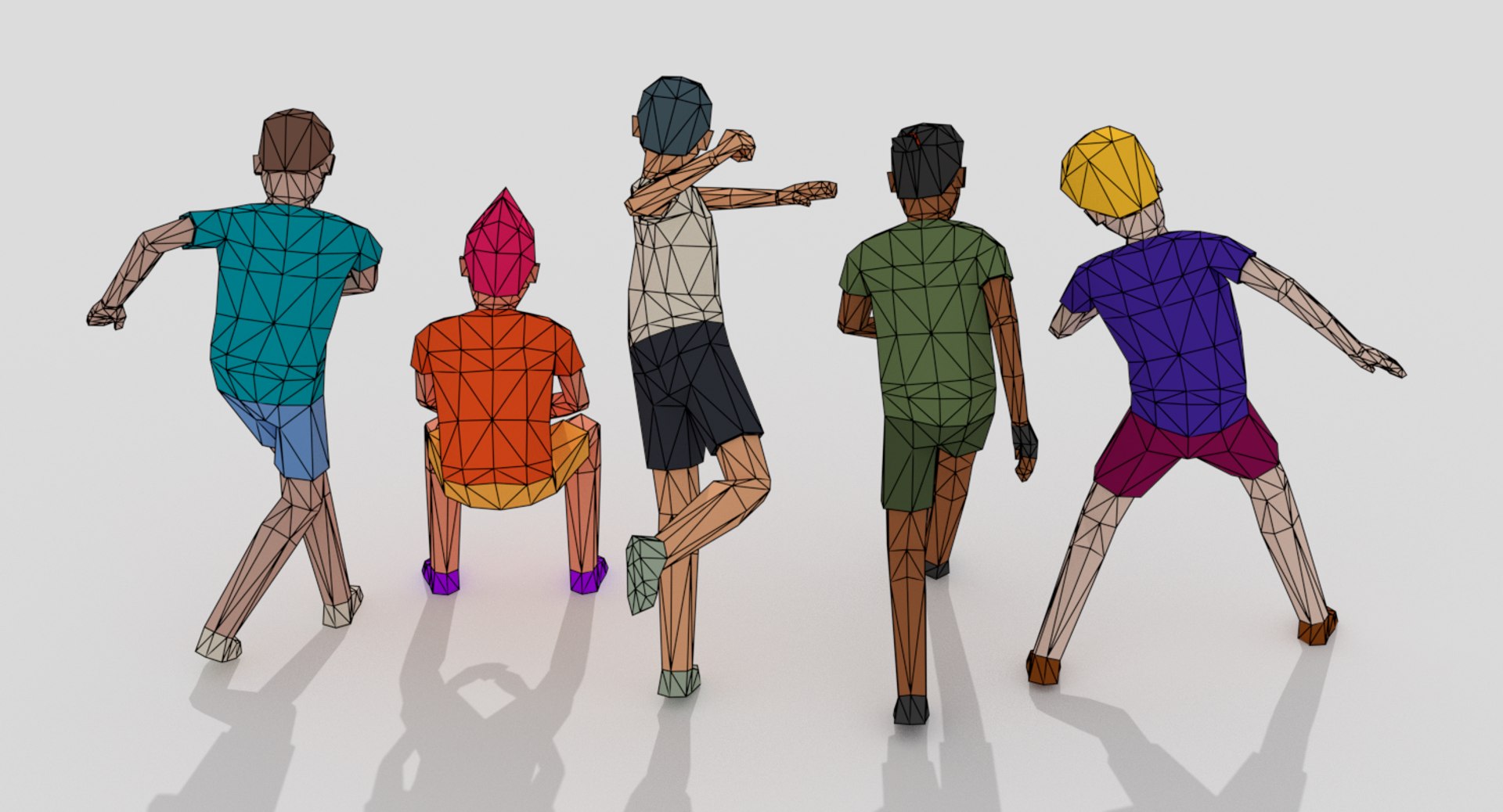 3D Model Rigged Male Pack - TurboSquid 1649157