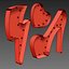 Beleuchtetes Metallschild Set 32