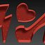 Beleuchtetes Metallschild Set 32
