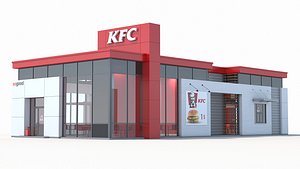 3d model kfc restaurant