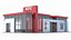 3d model kfc restaurant