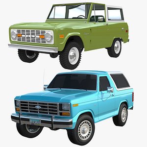 3D model bronco 1980