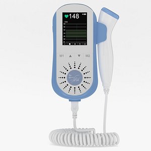 3D model Medical Fetal Doppler