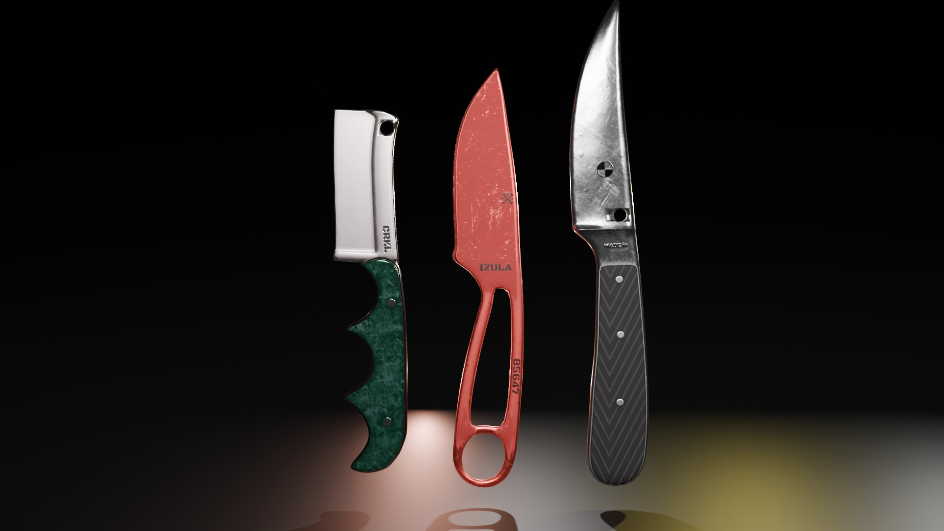 3D Model Knife Package - TurboSquid 2181527
